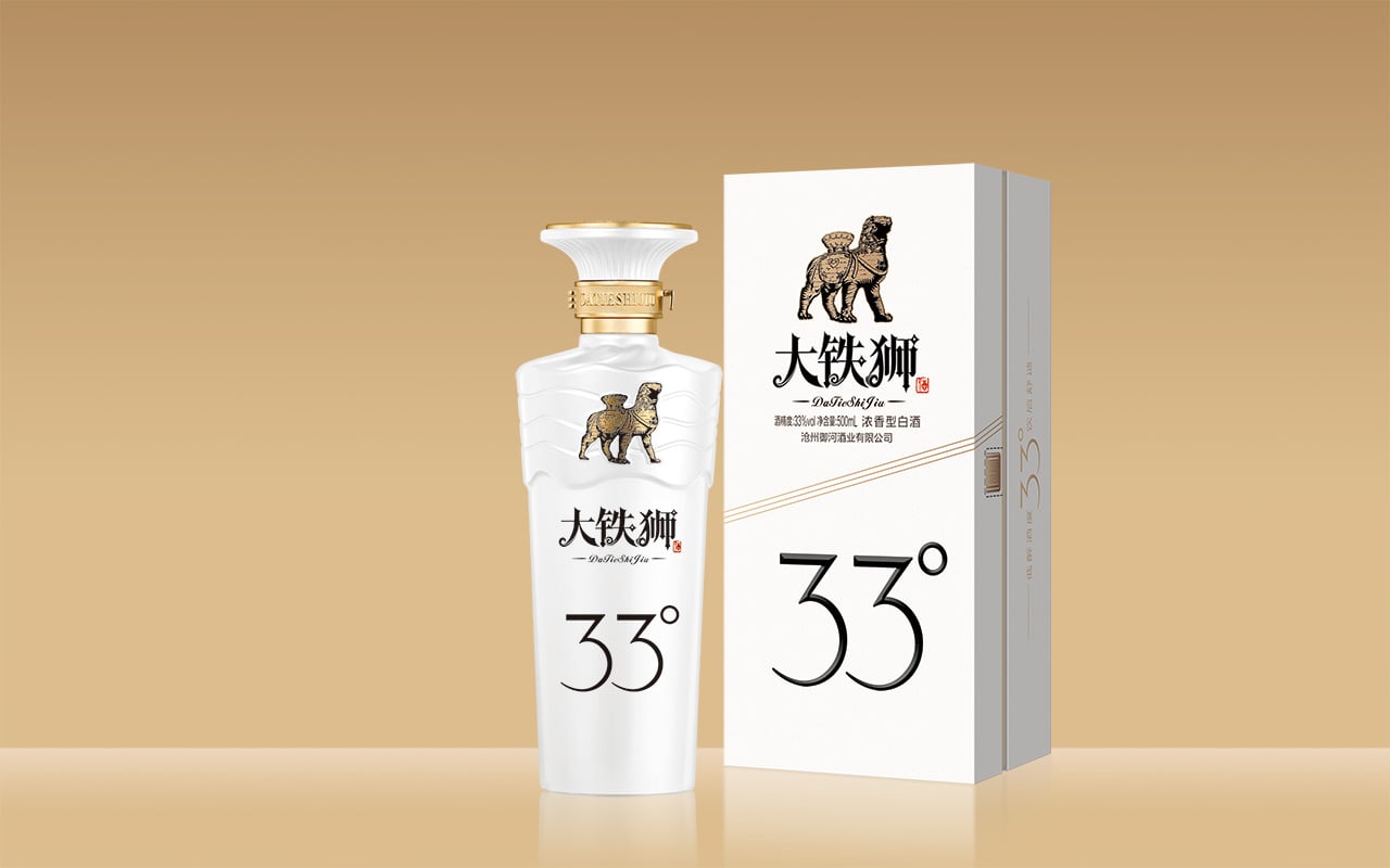 大铁狮33° - 沧州御河酒业 (33°) - 高清产品图片